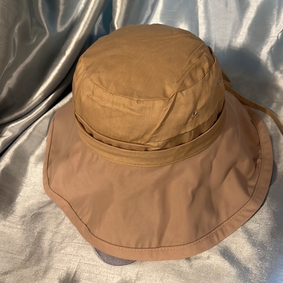 Natural hat, collapsible, UPF 50+ sun protection, water friendly, NWT, Traveler - Picture 4 of 9